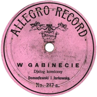 Allegro Record Allegro Record