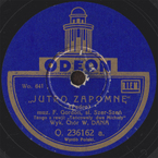 Jutro zapomnę (Gordon – Brzechwa)