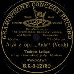 O, boska Aido (Verdi – Radziszewski)