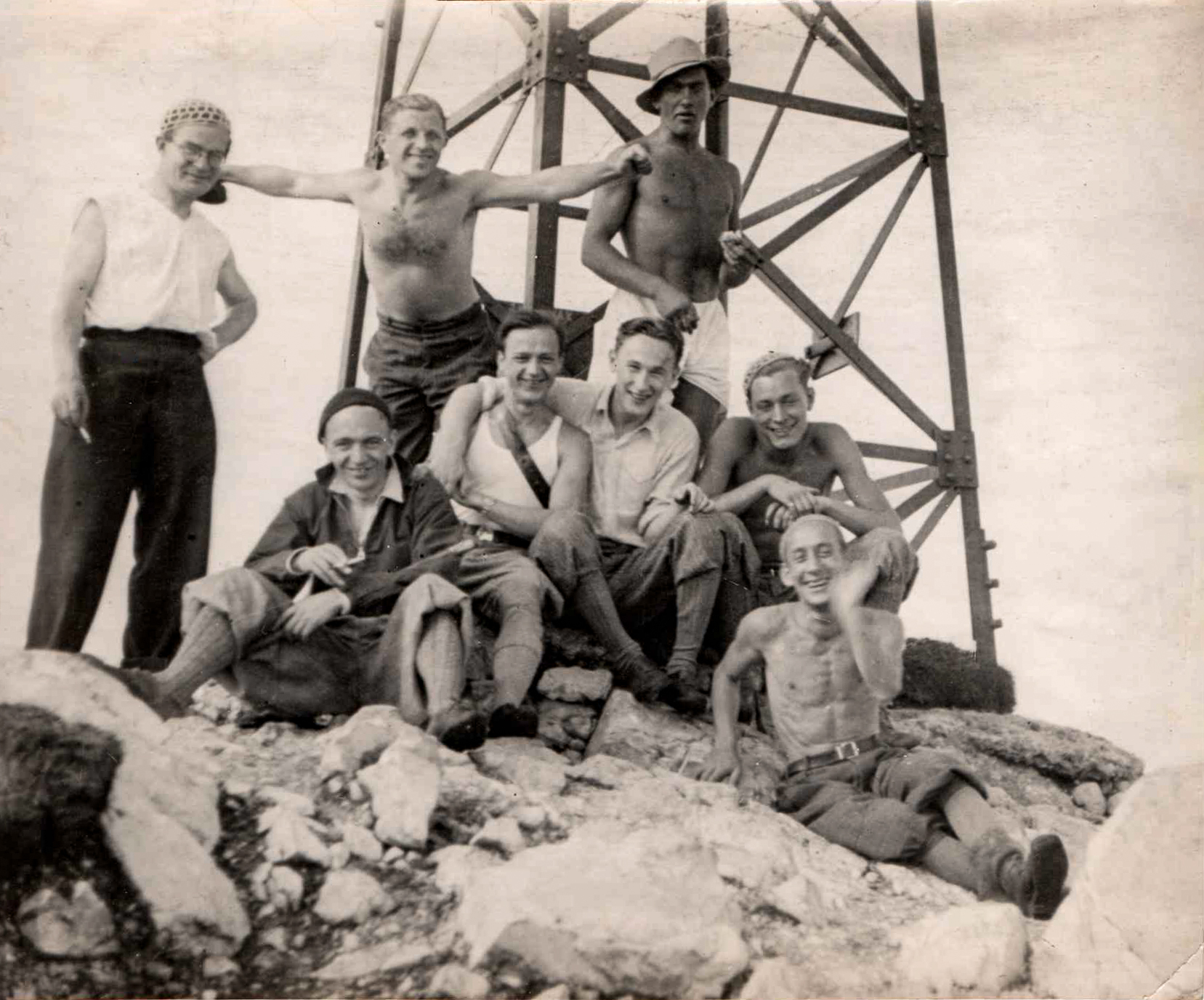 Czesław Żak z orkiestrą na Giewoncie (1932 r.)
