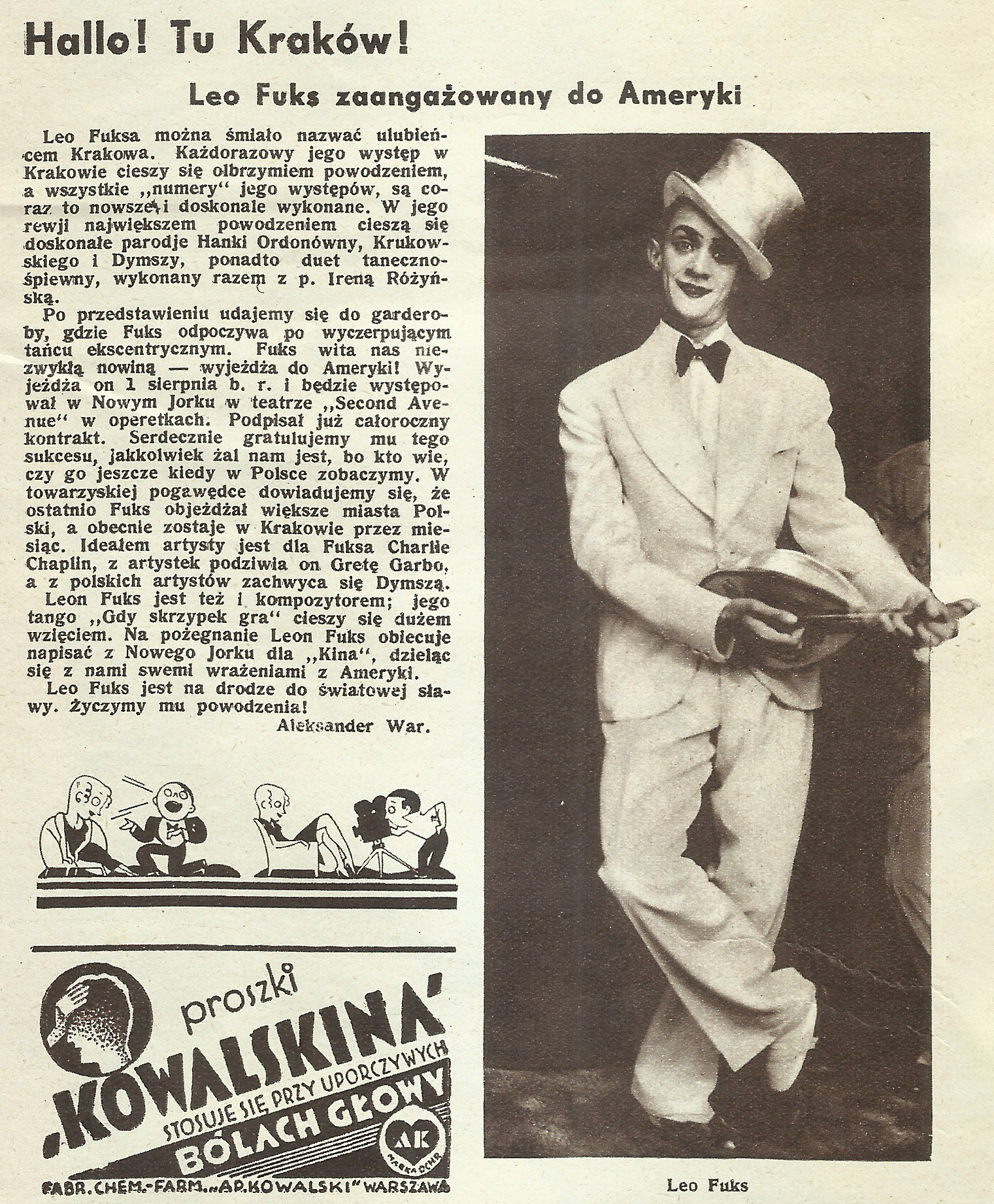 Leo Fuks (Kino 28.07.1935 r.)