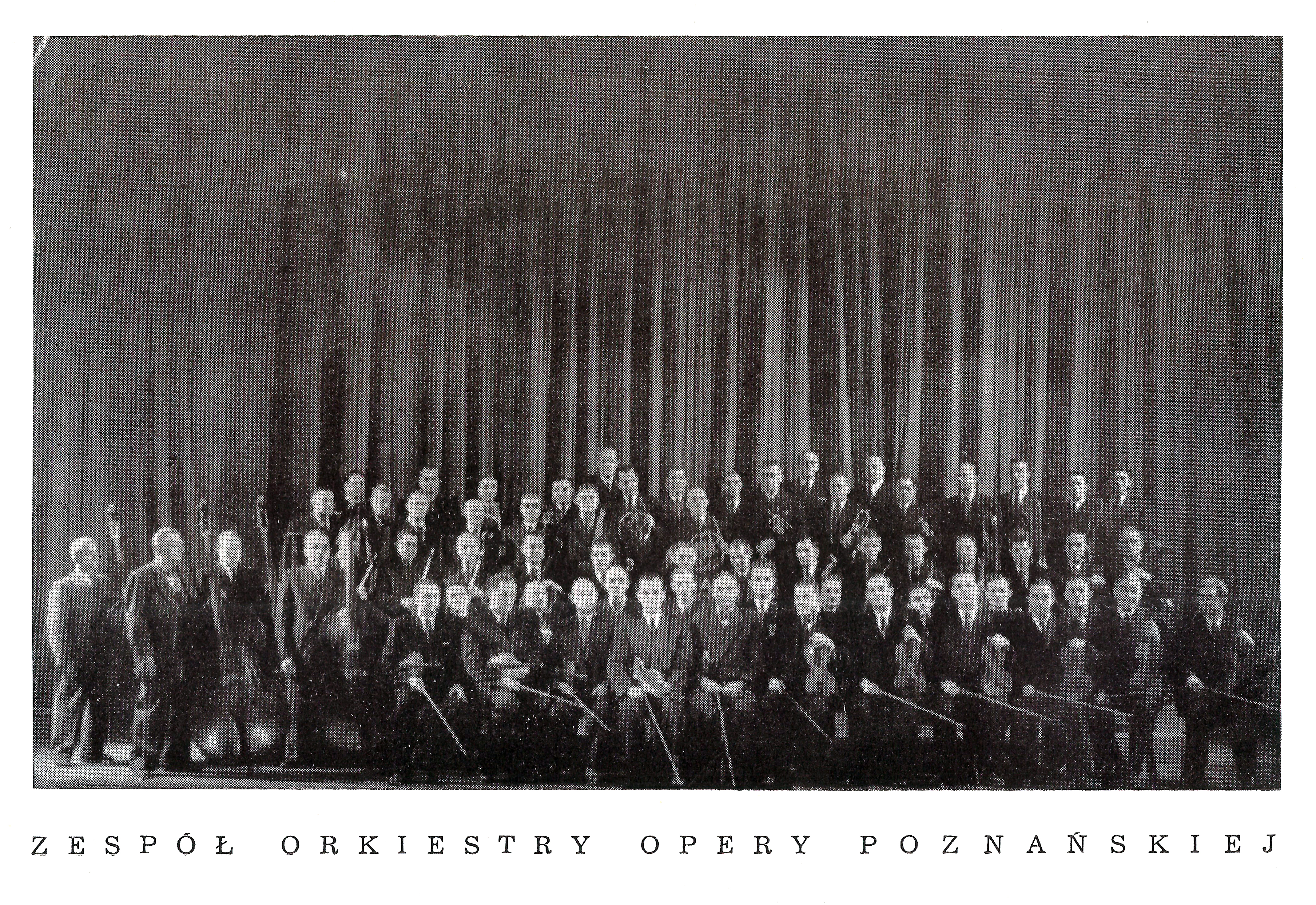 Orkiestra Państwowej Opery im. Stanisława Moniuszki w Poznaniu - 1949 r.