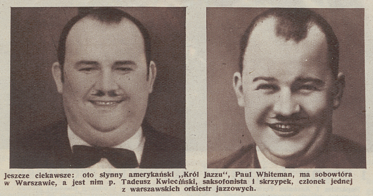Tadeusz Kwieciński i jego sobowtór