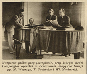 Adam Lenczowski (próba „Przygoda w Grinzingu” 1937 r.) Adam Lenczowski (próba „Przygoda w Grinzingu” 1937 r.)