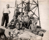 Czesław Żak z orkiestrą na Giewoncie (1932 r.)