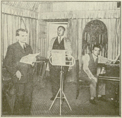 Ignacy Dygas podczas audycji w radio Ignacy Dygas podczas audycji w radio