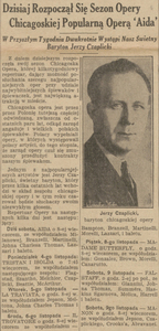 Jerzy Czaplicki („Dziennik Związkowy” 1940 r.) Jerzy Czaplicki („Dziennik Związkowy” 1940 r.)