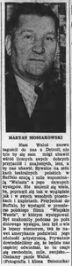 Waluś Mossakowski (Dziennik dla wszystkich - Buffalo 1939 r.) Waluś Mossakowski (Dziennik dla wszystkich - Buffalo 1939 r.)