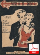 Czy wiesz, co to gniew? - tango
muz. Zygmunt Karasiński
sł. Henryk Rostworowski