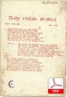nuty: Gdy ciebie stracę - tango
muz. A. Gold
sł. A. Wałst, L. Szmaragd