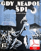 nuty: Gdy Neapol śpi - tango
muz. Allan Ingram, Franz Vienna, Horatio Nicholls
sł. Jerzy Jurandot