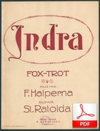nuty: Indra - foxtrot
muz. Feliks Halpern
sł. Stanisław Ratold
zbór Biblioteki Narodowej