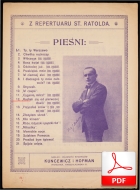 nuty: Kochali się od pierwszej chwili - romans cygański
muz. ???
sł. Stanisław Ratold
zbiory Biblioteki Narodowej