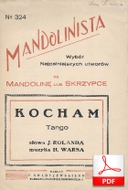nuty: Kocham - tango
muz. Henryk Wars
sł. Jerzy Roland