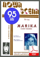 nuty: Marika - foxtrot węgierski
muz. Jerzy Rosner, Henryk Rosner
sł. Aleksander Jellin
od Tadzia