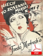 nuty: Niech to zostanie między nami! - foxtrot
muz. Fred Markush
sł. Marian Hemar
