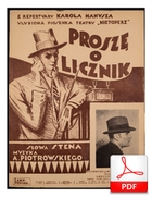 nuty: Proszę o licznik - shimmy
muz. Aleksander Piotrowski
sł. Włast?
zbiór Biblioteki Narodowej