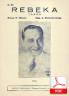 nuty: Rebeka - tango
muz. Zygmunt Białostocki
sł. Andrzej Włast