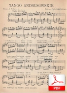 Tango andrusowskie - tango
muz. Jerzy Petersburski
sł. Andrzej Włast