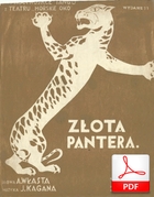 nuty: Złota pantera - tango
muz. Jakub Kagan
sł. Andrzej Włast
okładka faktycznie błyszczy złotem