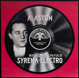 Reklama płyt "Syrena-Electro" z 1932 r.