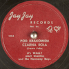 Pod Krakowem czarna rola - Jay Jay Records kat. 109-B mx JJ-109-B