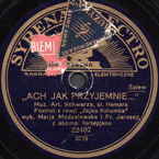 Ach, jak przyjemnie (Schwartz – Hemar)