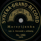 Marsylianka (Rouget de Lisle, ?)
