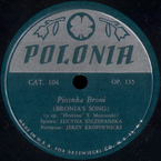 Piosnka Broni z II aktu