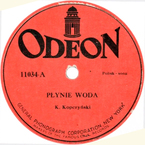 Płynie woda od ogroda