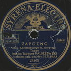 Za późno! (Karasiński – Ryba)