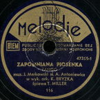 Zapomniana piosenka (Markowski – Antoniewicz)