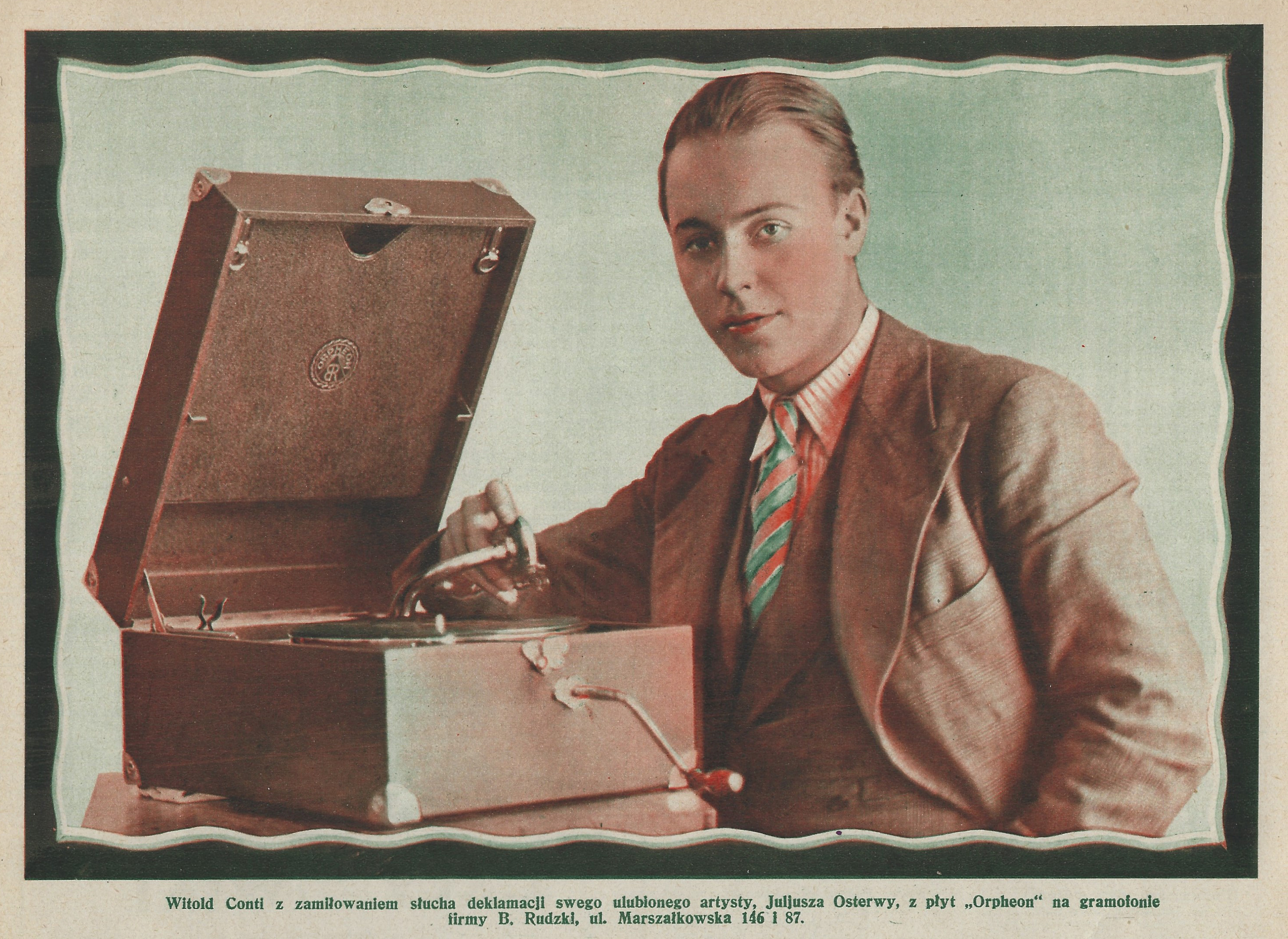Witold Conti
reklama marki „Orpheon”