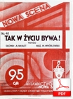Tak w życiu bywa - tango
muz. Mieczysław Wróblewski
sł. Andrzej Włast