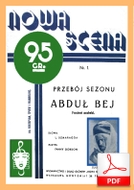 Abduł bej - fokstrot arabski
muz. Fanny Gordon
sł. Ludwik Szmaragd
od Tadzia