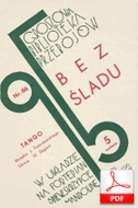Bez śladu - tango
muz. Jerzy Petersburski
sł. Wacław Stępień