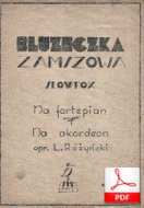 Bluzeczka zamszowa - slowfox
muz. Jan Markowski
sł. Krzysztof Lipczyński