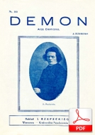 Demon - aria
muz. Anton Rubinstein
sł. ???