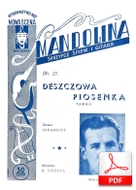 Deszczowa piosenka - tango
muz. Georges Bizet, Satto Cresta
sł. Jerzy Jurandot