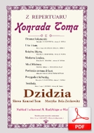 Dzidzia - marsz
muz. Bela Zerkowitz
sł. Konrad Tom
od Tadzia