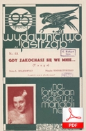 Gdy się zakochasz we mnie - tango
muz. Mieczysław Wróblewski
sł. Ludwik Starski