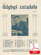 Gdybyś zażądała - romans włoski
muz. Paolo Tosti
sł.Stanisław Przesmycki