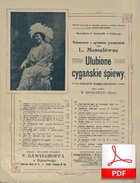 Ja w cudnych oczach kocham się - romans
muz. Aleksander Wiliński
sł. Wincenty Rapacki (syn)
Polona.pl