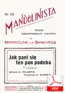 Jak pani się ten pan podoba? - foxtrot
muz. Henryk Wars
sł. Andrzej Włast