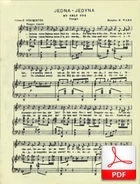 Jedna jedyna - tango
muz. Henryk Wars
sł. Emanuel Schlechter