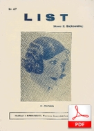 List - romans cygański
muz. Jakab Pazeller
sł. Zofia Bajkowska