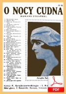 O, nocy cudna - romans cygański
muz. ???
sł. Tadeusz Żeromski
od Tadzia