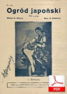 Ogród japoński - blues
muz. Zygmunt Wiehler
sł. Andrzej Włast
