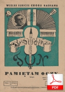 Pamiętam oczy - tango
muz. Oskar Szewczyk-Radian
sł. Leon Korab-Kucharski