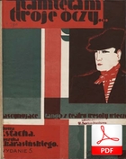 Pamiętam twoje oczy - tango
muz. Zygmunt Karasiński
sł. Tadeusz Stach
od Greg-Zorba